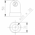Zineti Anodo Renault para Eje 28-34