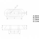 Zineti Anodo Yamaha Cilindro 80-100Hp