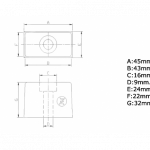 Zineti Anodo Zinc 70-225HP