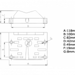 Zineti Anodo Zinc Placa Para Motor Intraborda