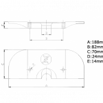 Zineti Anodo Zinc Plaqueta 145-175-205 Hp