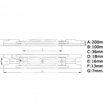 Zineti Anodo Zn Yamaha Serie top 700