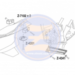Zineti Kit de Anodos para Mercury Verado 4