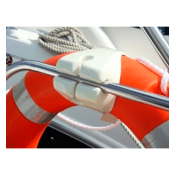 Soporte de Aro Salvavidas con Clip OCEAN para Riel Soporte de Aro Salvavidas con Clip OCEAN para Riel