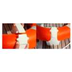 Soporte de Aro Salvavidas con Clip OCEAN para Riel