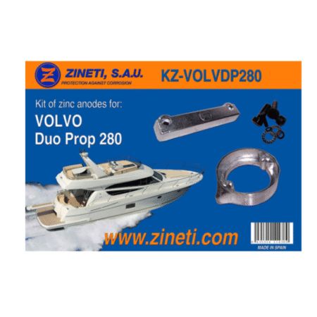 Zineti Kit Anodos Serie Volvo Duo Prop 280