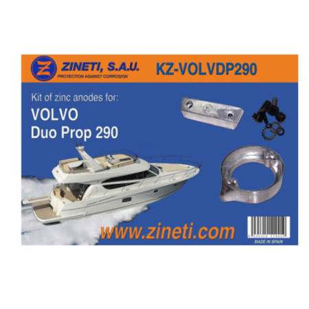 Zineti Kit Anodos Serie Volvo Duo Prop 290