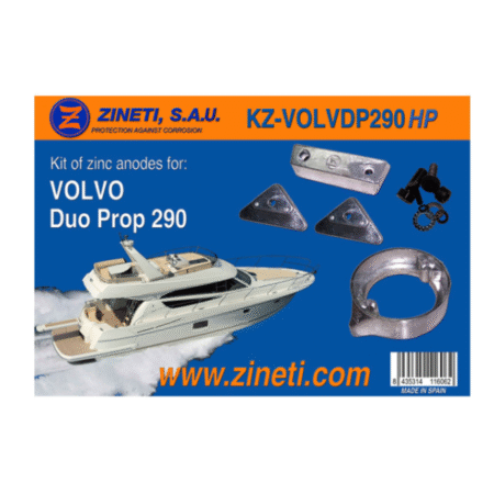 Zineti Kit Anodos Serie Volvo Duo Prop 290 HP