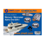 Zineti Kit Anodos Mercury-Mercruiser Alpha One GEN I