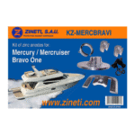 Zineti Kit Anodos Mercury-Mercruiser Bravo One