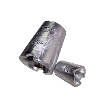 Zineti Anodo de Aluminio con Agujero Circular para Atornillar