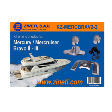 Zineti Kit Anodos Mercury-Mercruiser Bravo II-III