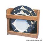 Soporte para Platos-accesorios en teca