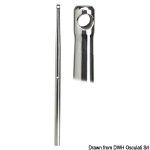 Candelero Acero inox diametro tubo 25 mm