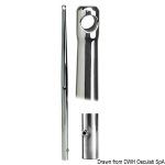 Candelero Acero inox diametro tubo 25 mm con tornillo