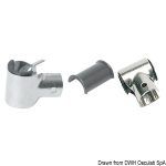 Articulación Inox para Escalera 25 mm