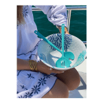 ensaladera melamina set 3 piezas coral azul harmony marine business