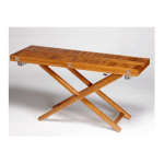 mesa teca rectangular marine business
