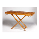 mesa teca rectangular marine business