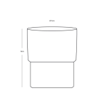 vaso apilable modelo regata 12 pc marine business