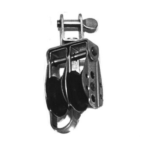 Polea Doble A. Inox Giratoria Con Arraigo
