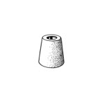 ánodo conical radice plastimo
