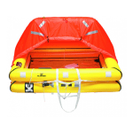 balsa salvavidas iso 9650-1 transocean plus 6 personas plastimo