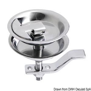 Cerrojo tirador contra brida acero inox