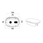 osculati caja cromada con ducha desy con mezclador