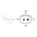 caja cromada ducha mizar con mezclador osculati
