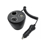 Conector Mechero Doble USB con Cable