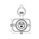 cocector usb estándar + micro