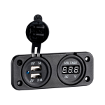 Voltímetro digital con Conectores USB 4.8A