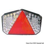 Osculati Luz Trasera Led Reflector Triangular