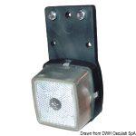 Luz de galibo lateral blanca base goma