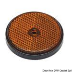 Catadioptrico circular naranja