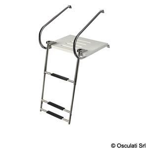 Plataforma de Proa de Fibra de Vidrio con Escalera