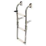 Escalera Plegable Estrecha Inox 3 Peldaños