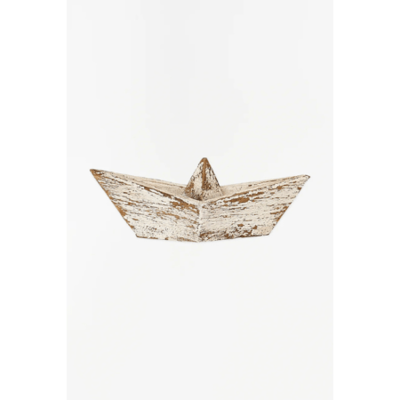 Barco Blanco de Madera