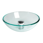 Lavabo Semiesférico Cristal Transparente
