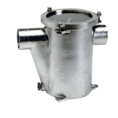 Filtro de agua motor refrigeración acero inox