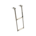 Escalera Telescopica Inox Estrecha 2 Peldaños