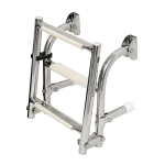 escalera plegable 4 peldaños Inox
