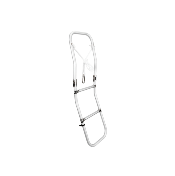 escalera plegable aluminio 3 peldaños neumáticas