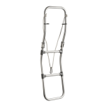 escalera plegable alumino 3 peldaños neumáticas