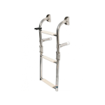 escalera plegable inox 3 peldaños