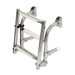 escalera plegable inox 3 peldaños