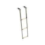 Escalera Telescópica Inox Estrecha 3 Peldaños