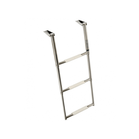 Escalera Telescopica Inox Ancha