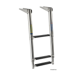 escalera telescópica inox standard 3 peldaños